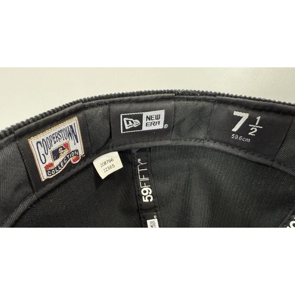 Seattle Mariners 30th Anniversary Fitted Hat New Era 59FIFTY Black Cord 7 1/2 - Picture 12 of 13